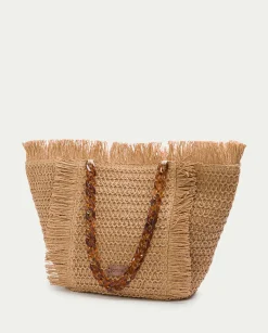 PORRONET Bolso Capazo Triana Rafia Flash Sale