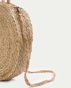 PORRONET Bolso Redondo Rafia Natural Pinets Shop
