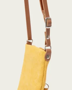 PORRONET Bolso Textil Mostaza Malia Flash Sale