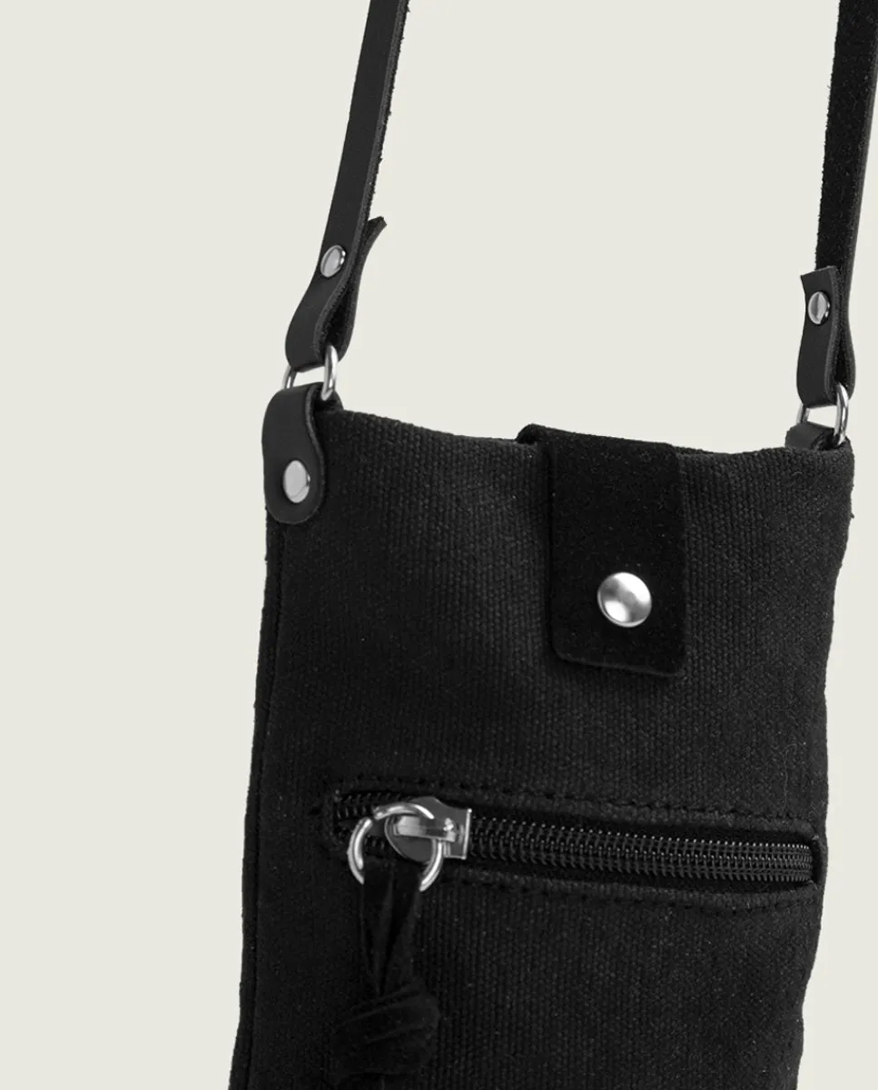PORRONET Bolso Textil Negro Malia New
