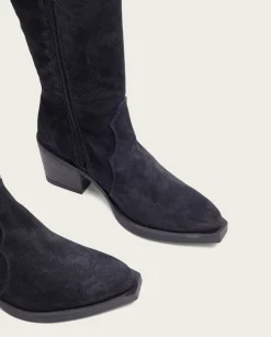 PORRONET Botas Cowboy Carbon Con Cremallera Java Outlet