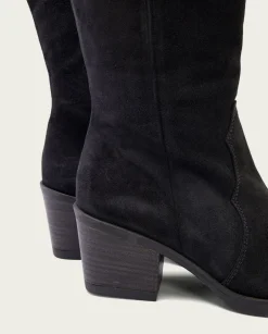 PORRONET Botas Cowboy Carbon Con Cremallera Java Outlet