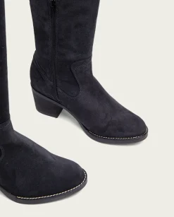 PORRONET Botas De Tacón Carbon Con Cremallera Nora Sale