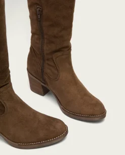 PORRONET Botas De Tacón Moka Con Cremallera Nora New