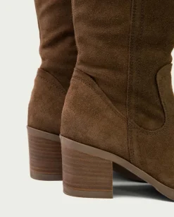 PORRONET Botas De Tacón Moka Con Cremallera Nora New