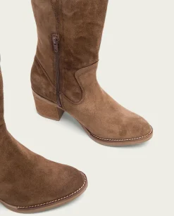 PORRONET Botas De Tacón Moka Con Cremallera Nia Store
