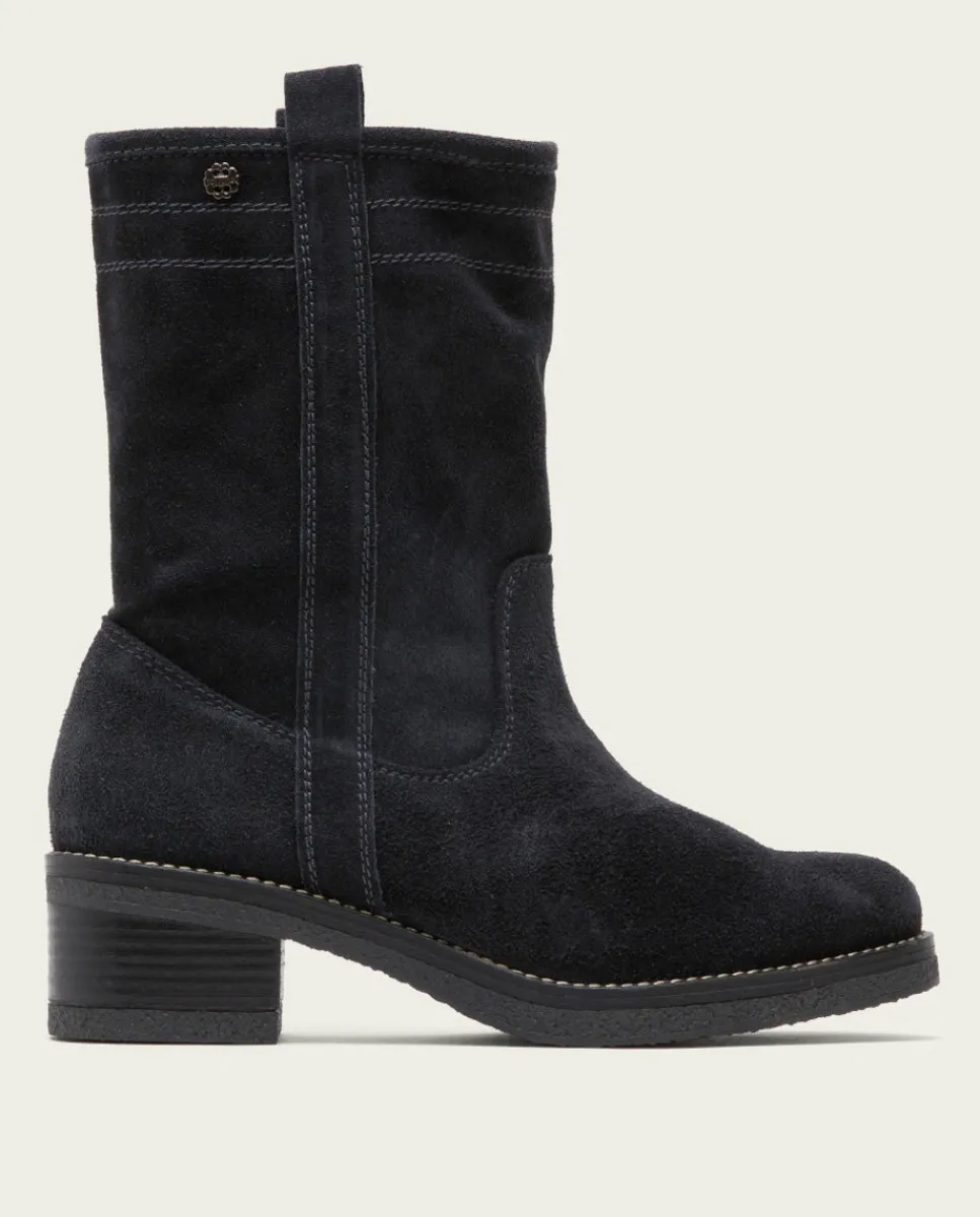 PORRONET Botas Planas Carbon Con Tiradores Paula Online