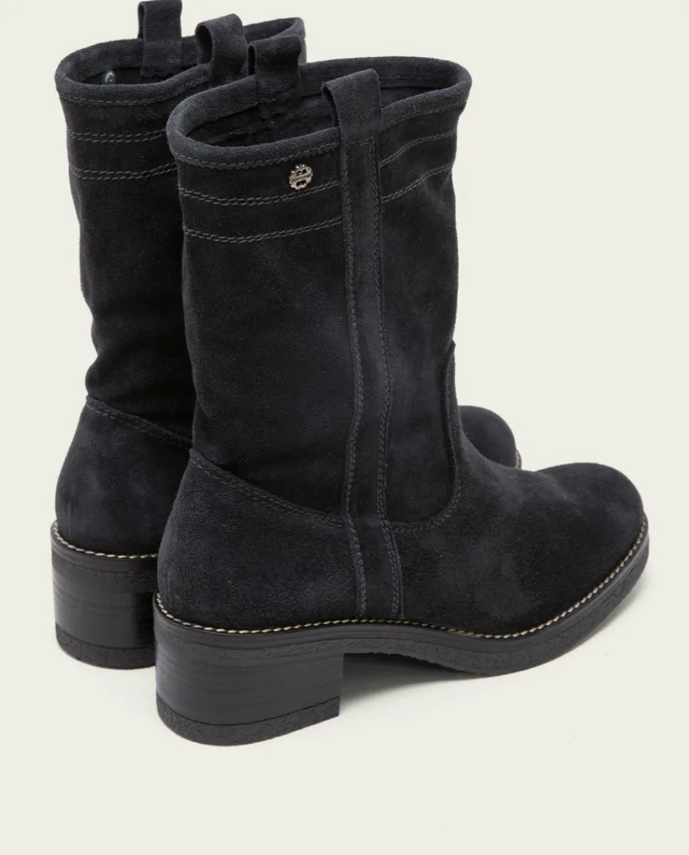 PORRONET Botas Planas Carbon Con Tiradores Paula Online