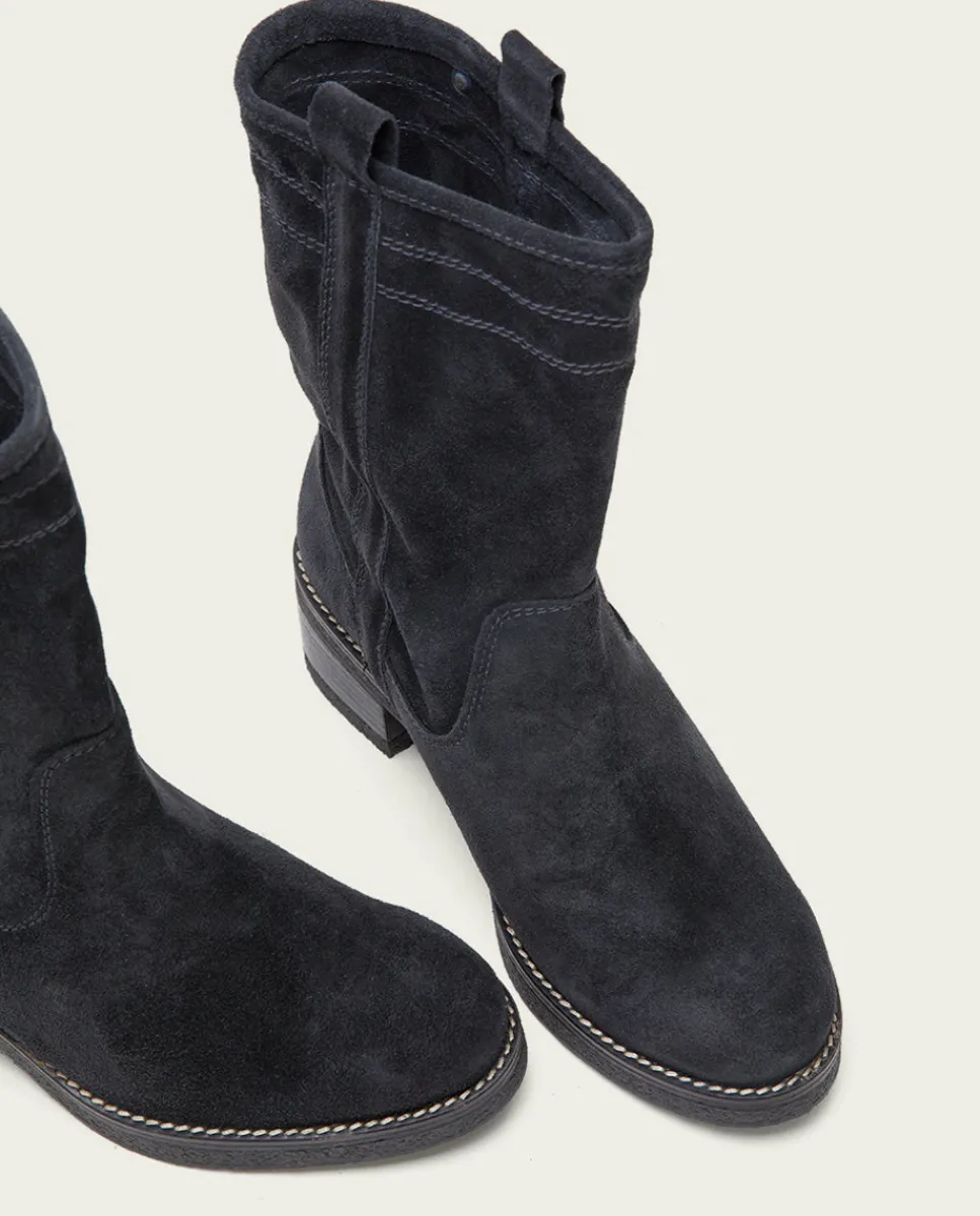 PORRONET Botas Planas Carbon Con Tiradores Paula Online