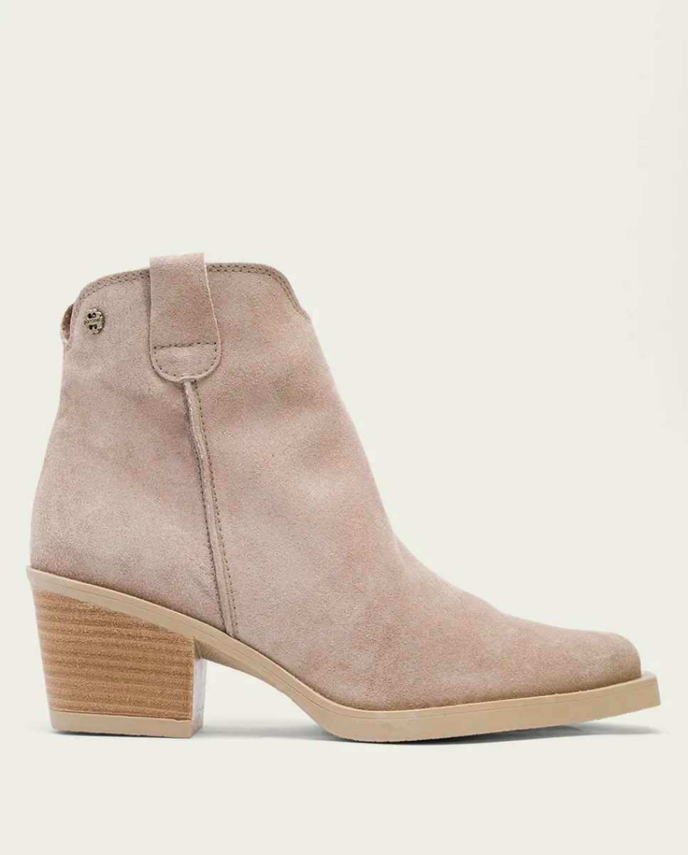 PORRONET Botines Cowboy Arena Con Cremallera Jara Flash Sale