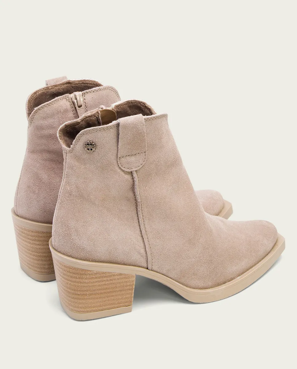 PORRONET Botines Cowboy Arena Con Cremallera Jara Flash Sale