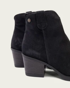 PORRONET Botines Cowboy Carbon Con Cremallera Jara Outlet