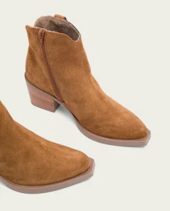 PORRONET Botines Cowboy Cuero Con Cremallera Jara Flash Sale