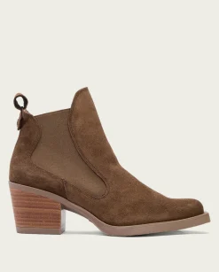 PORRONET Botines Cowboy Moka Con Elasticos Jackie Discount