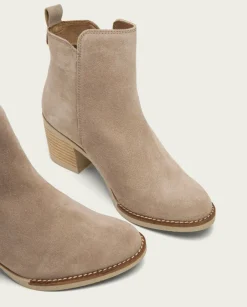 PORRONET Botines De Tacón Arena Cremallera Nery Outlet