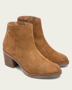 PORRONET Botines De Tacón Cuero Con Cremallera Nala Outlet