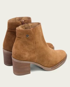 PORRONET Botines De Tacón Cuero Con Cremallera Nala Outlet