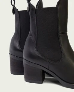 PORRONET Botines De Tacón Negro Con Elasticos Nekane Cheap