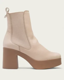 PORRONET Botines De Tacón Taupe Con Elasticos Laura Online