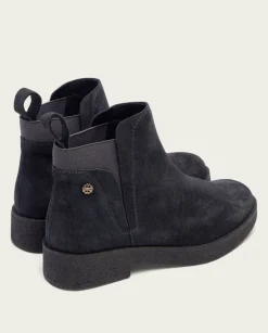 PORRONET Botines Planos Carbon Con Elasticos Valentina Sale