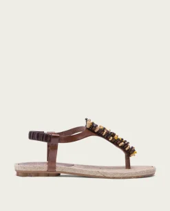 PORRONET Martia Piel Yute Moka Fashion