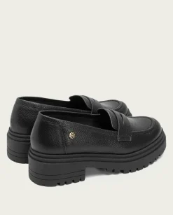 PORRONET Mocasines Planos Negros Sahira Outlet