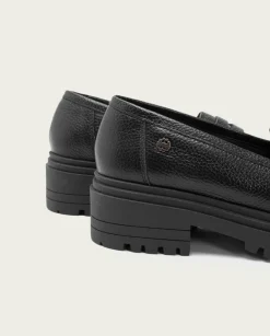 PORRONET Mocasines Planos Negros Sahira Outlet