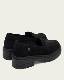 PORRONET Mocasines Planos Negros Selma Discount