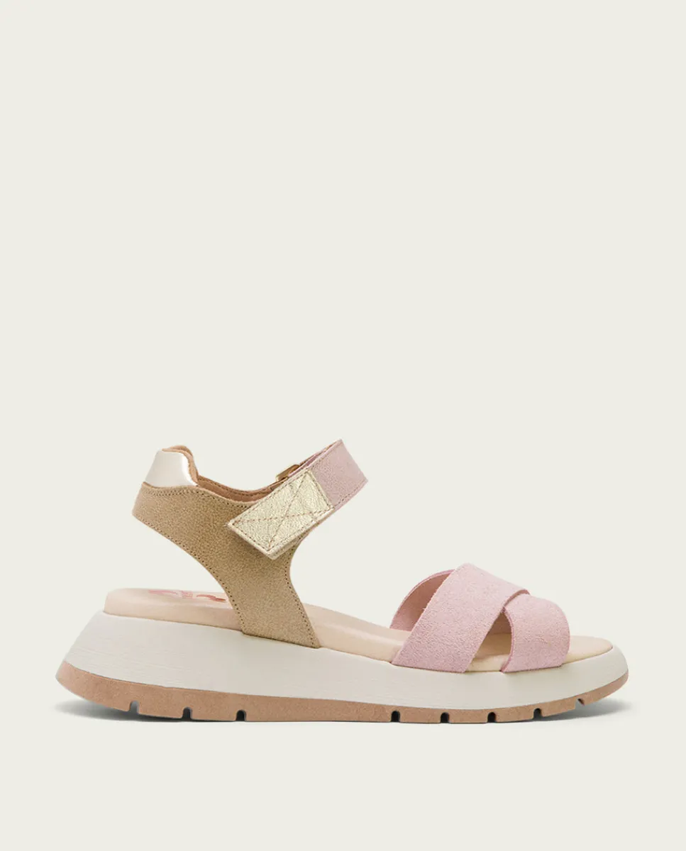 PORRONET Plataforma De Piel Rosa Erika Flash Sale