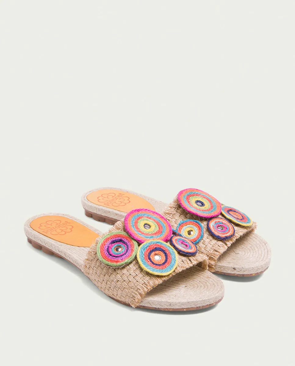 PORRONET Sandalia Plana Yute Milan Online