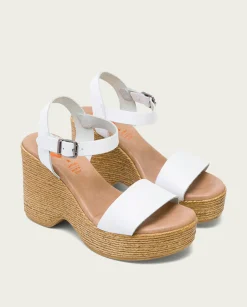 PORRONET Sandalia Tacón Alto Blanco Michele Best Sale