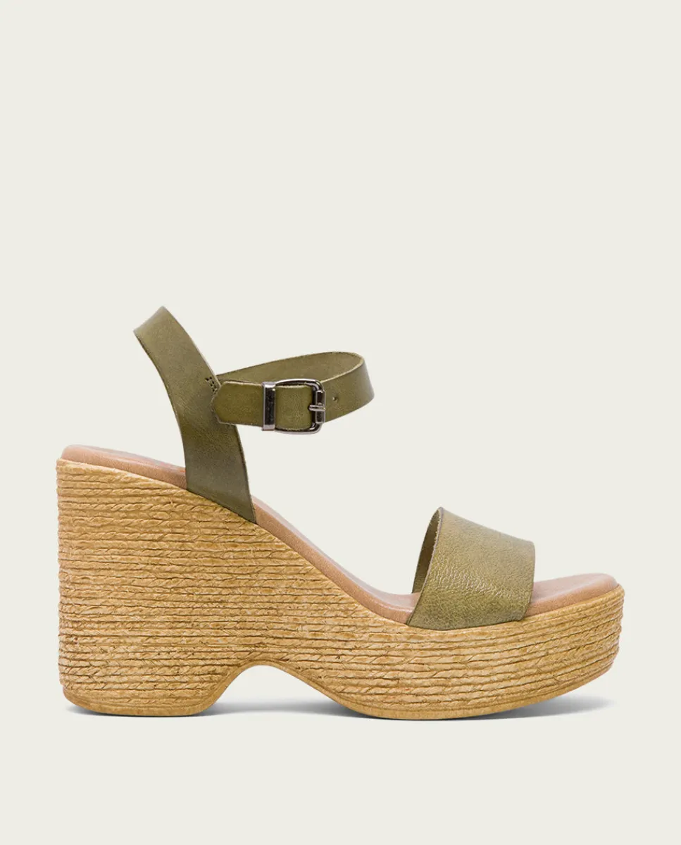 PORRONET Sandalia Tacón Alto Kaki Michele Cheap