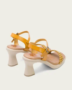 PORRONET Sandalia Tacón Alto Mostaza Kali Store