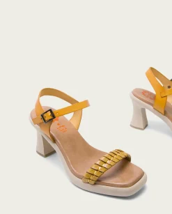 PORRONET Sandalia Tacón Alto Mostaza Kali Store