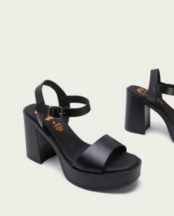 PORRONET Sandalia Tacón Alto Negro Ava New