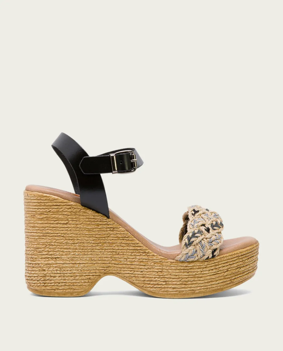 PORRONET Sandalia Tacón Alto Negro Mariel Flash Sale