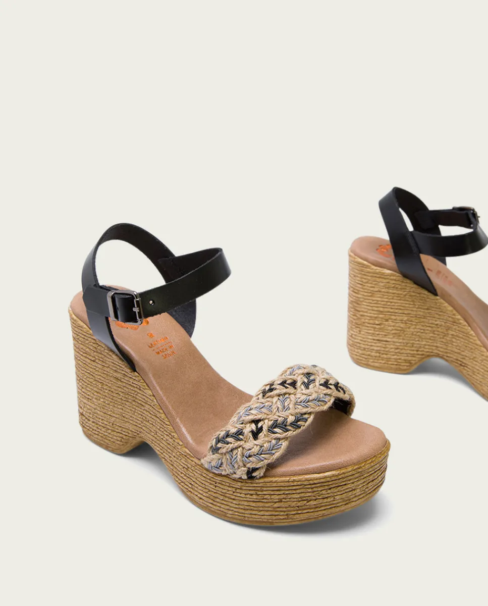 PORRONET Sandalia Tacón Alto Negro Mariel Flash Sale