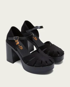 PORRONET Sandalia Tacón Alto Negro Adara Sale