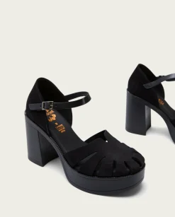PORRONET Sandalia Tacón Alto Negro Adara Sale