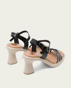PORRONET Sandalia Tacón Alto Negro Karah Best Sale