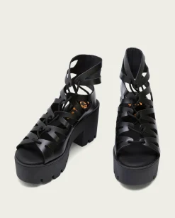 PORRONET Sandalia Tacón Alto Negro Alana Online