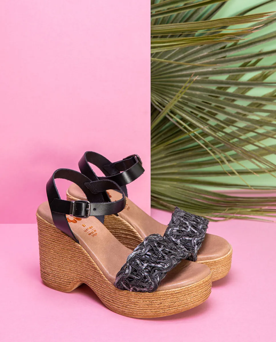 PORRONET Sandalia Tacón Alto Negro Mencia New