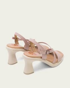 PORRONET Sandalia Tacón Alto Rosa Karen New