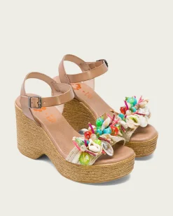 PORRONET Sandalia Tacón Alto Taupe Mirta Clearance