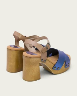 PORRONET Sandalia Tacón Azul Vega Best