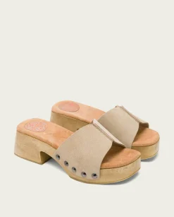 PORRONET Sandalia Tacón Bajo Arena Rosie Store