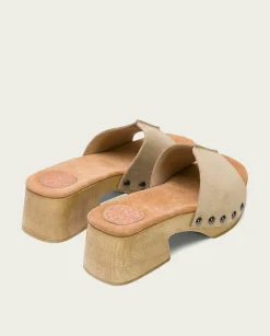 PORRONET Sandalia Tacón Bajo Arena Rosie Store