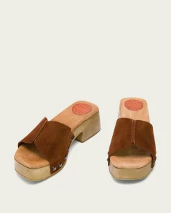 PORRONET Sandalia Tacón Bajo Cuero Rosie Best Sale