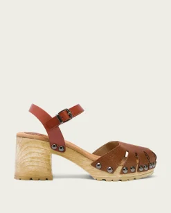 PORRONET Sandalia Tacón Medio Cuero Sara Online