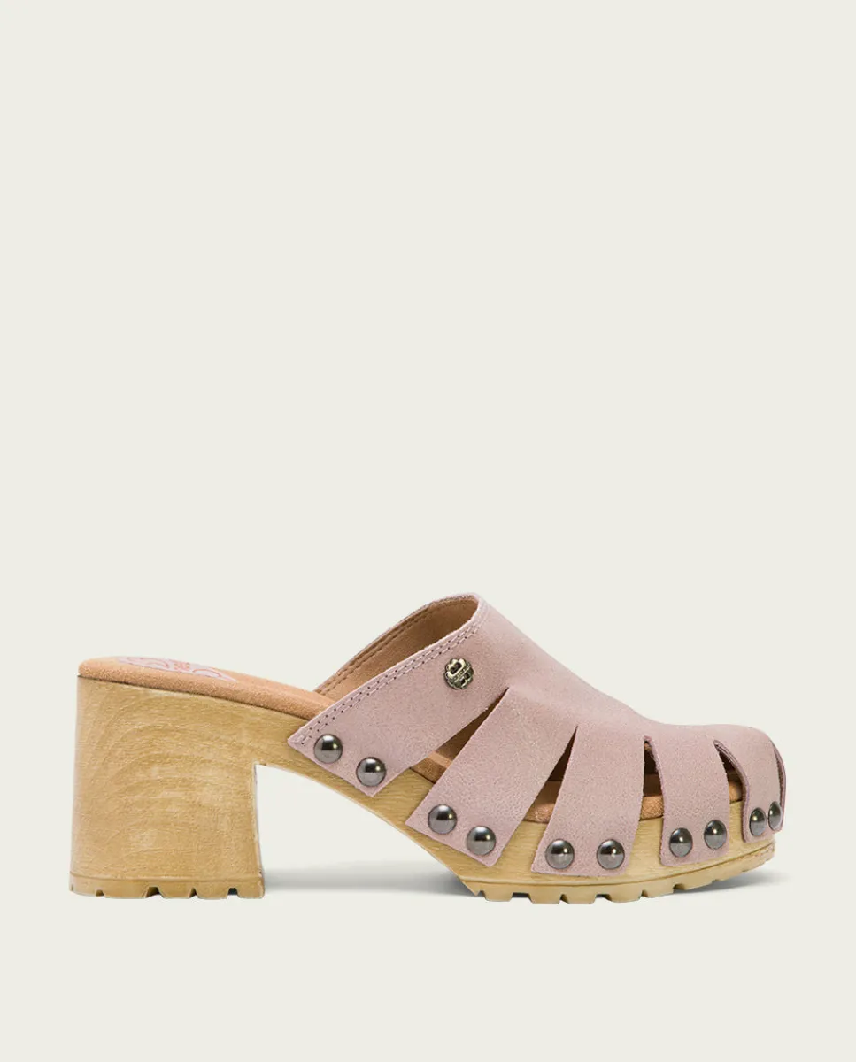 PORRONET Sandalia Tacón Medio Rosa Samira Flash Sale